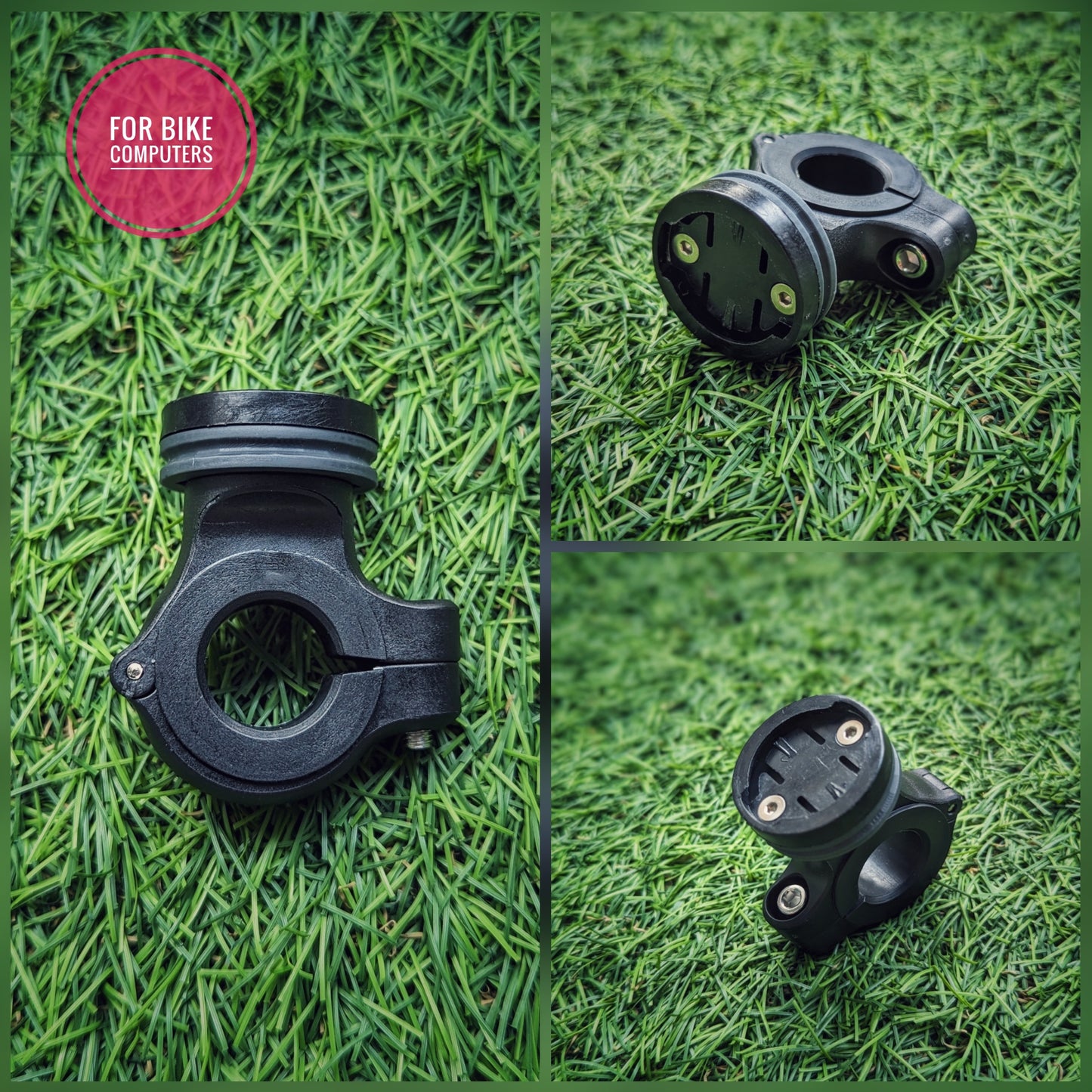 Bar Clamp for Quadlock / Peak Design / Mous Intralock / SP Connect / SPC+ / Fidlock / Bike Computers / GoPro heads