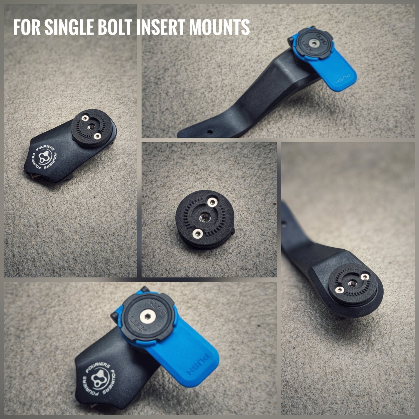 Quad Lock Insert Adapter for Garmin / Wahoo / Bryton / XOSS Mounts