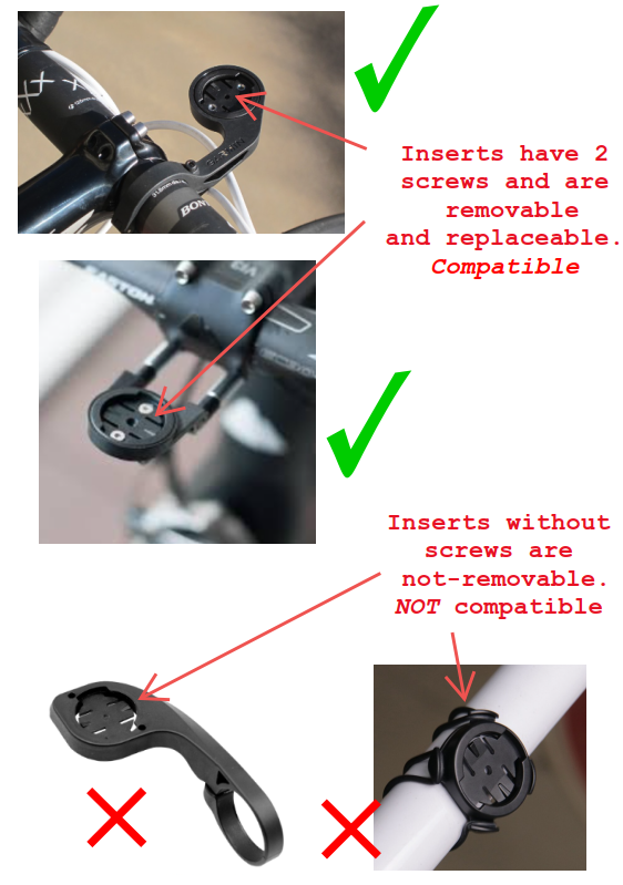 For Quad lock Garmin Combo Insert -T1