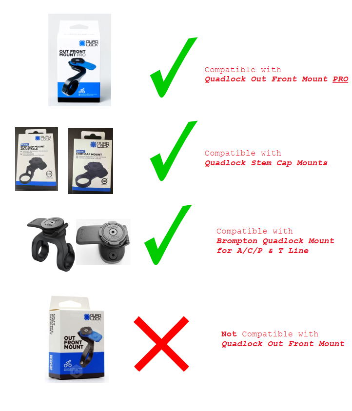 Quadlock Garmin Combo Insert - T2