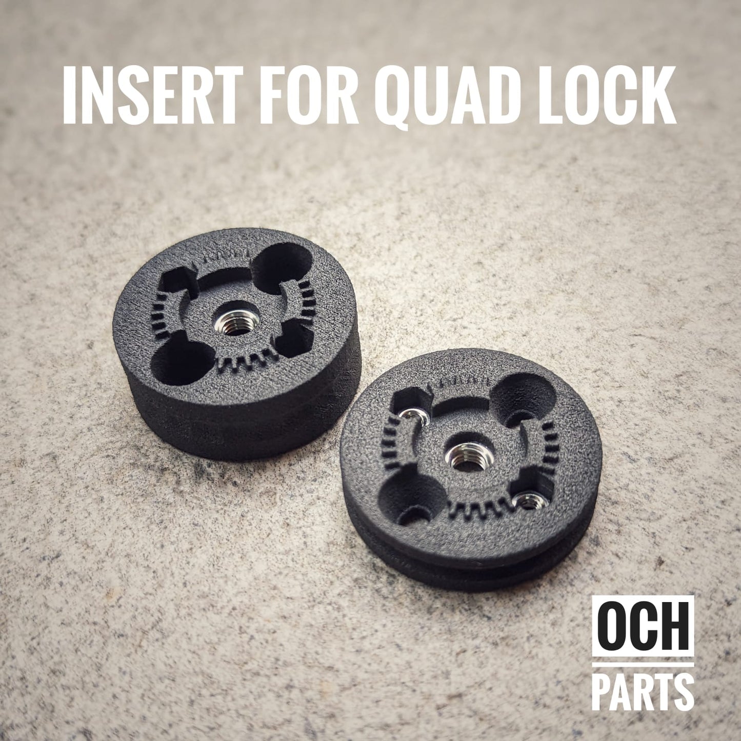 Quad Lock Insert Adapter for Garmin / Wahoo / Bryton / XOSS Mounts