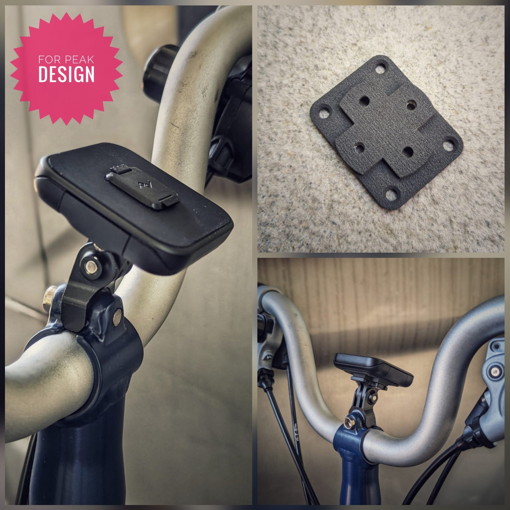 Adjustable Stem Adapter for Peak Design