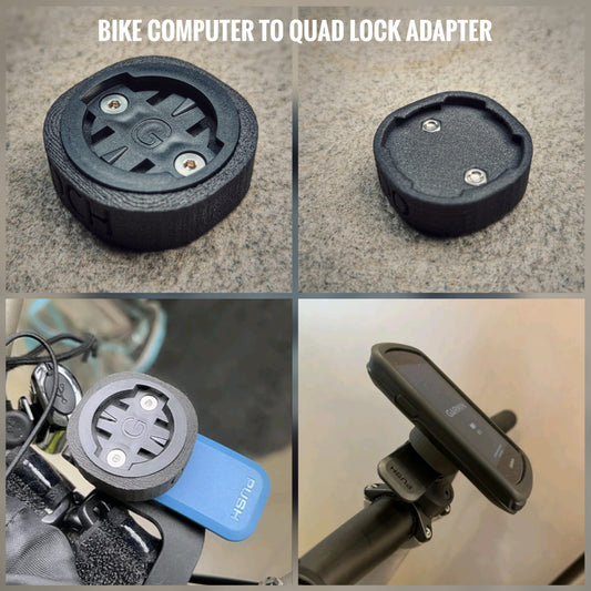 Quadlock to Garmin / Bryton / Wahoo Adapter