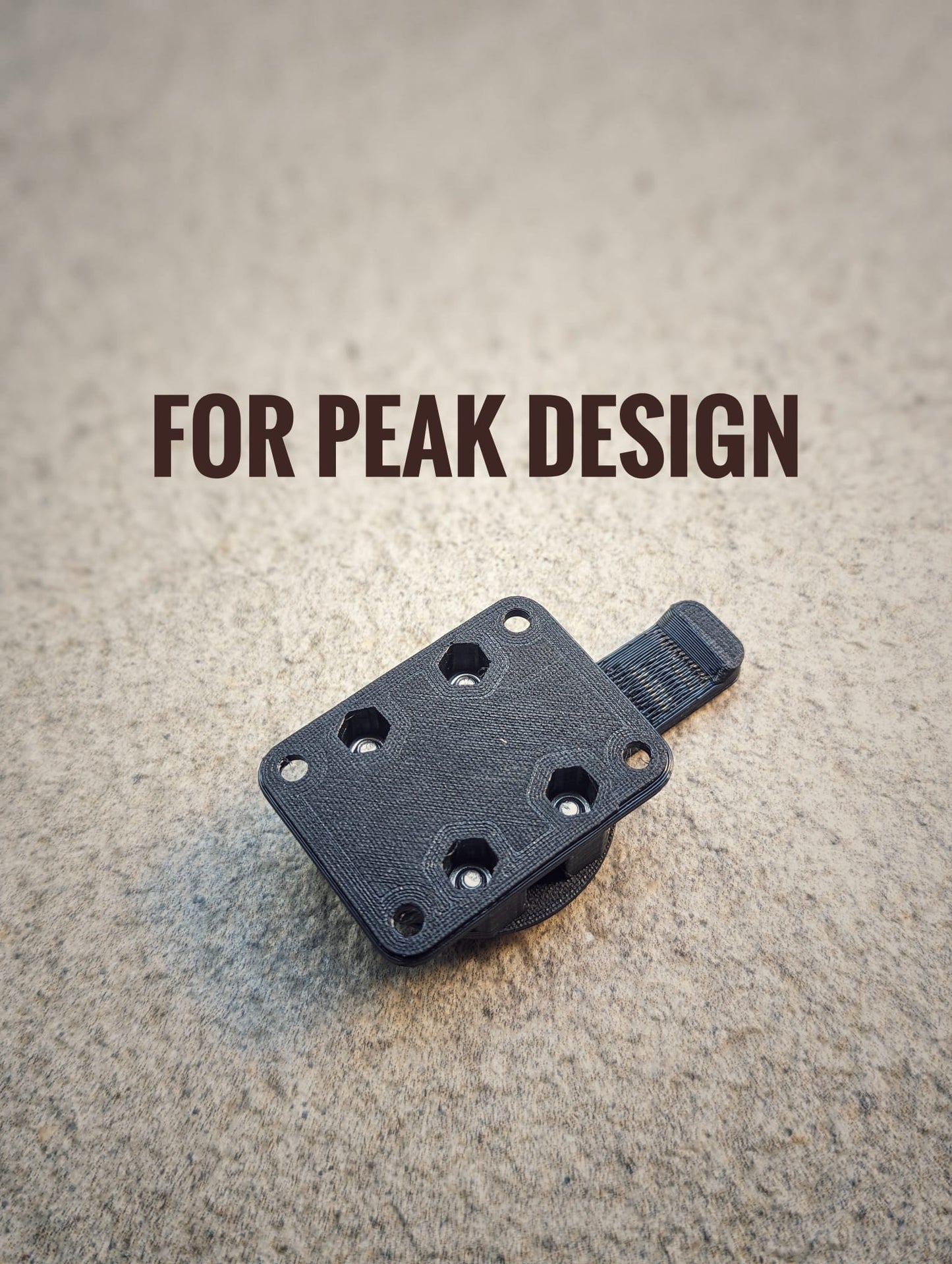 Garmin to Quad Lock / Peak Design / Mous Intralock adapter