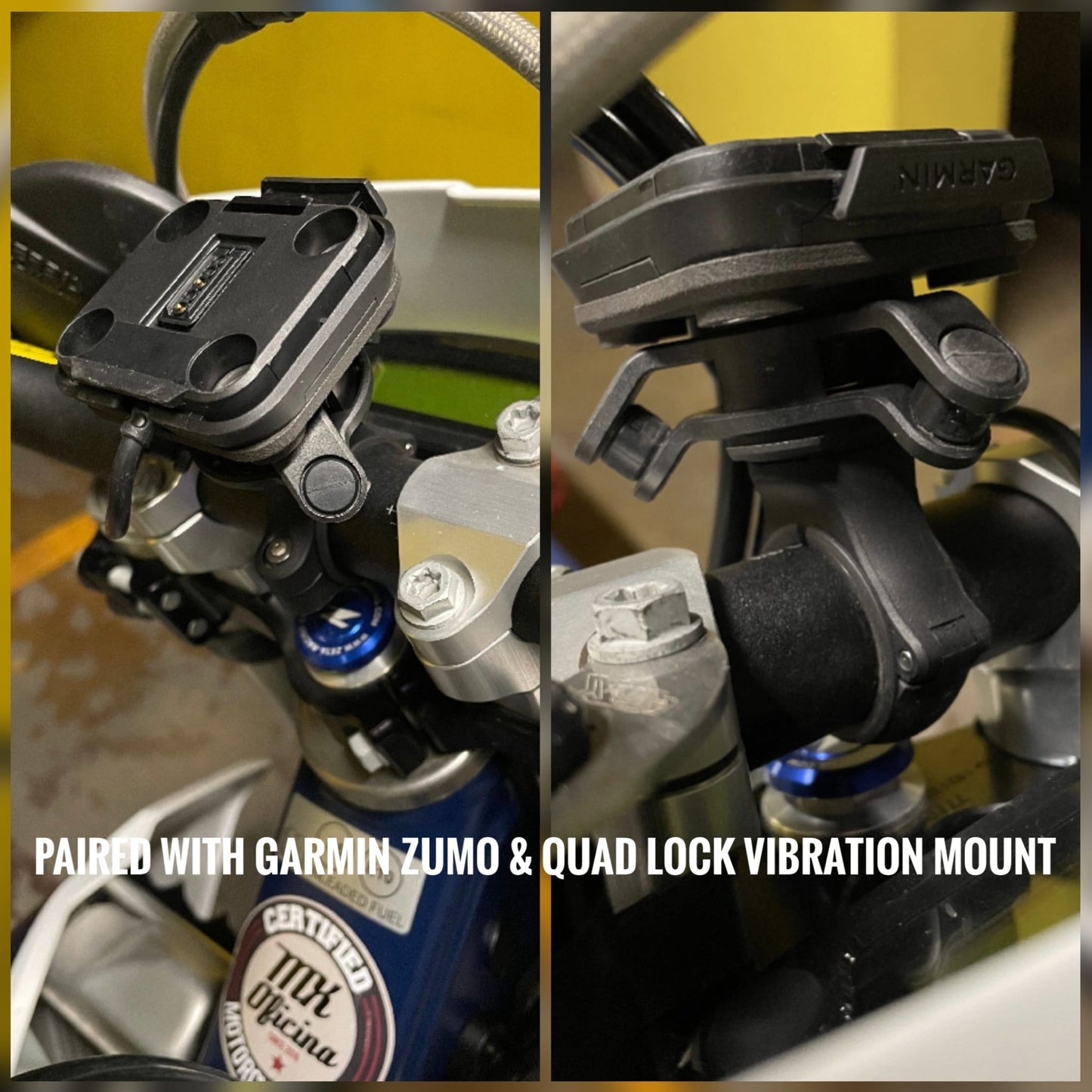 AMPS to Quad Lock Female adapter