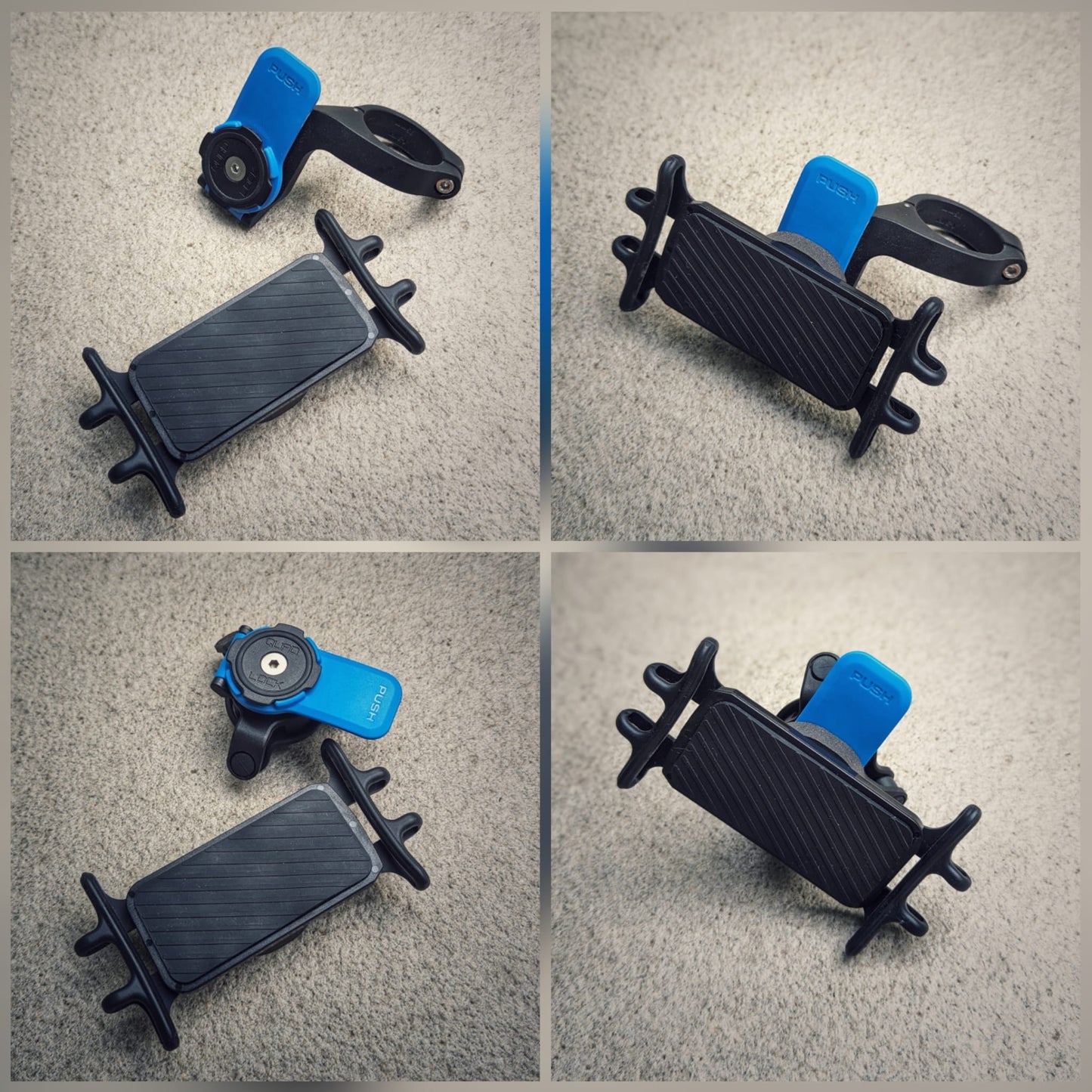 Universal Silicon Phone Mount for Quad Lock