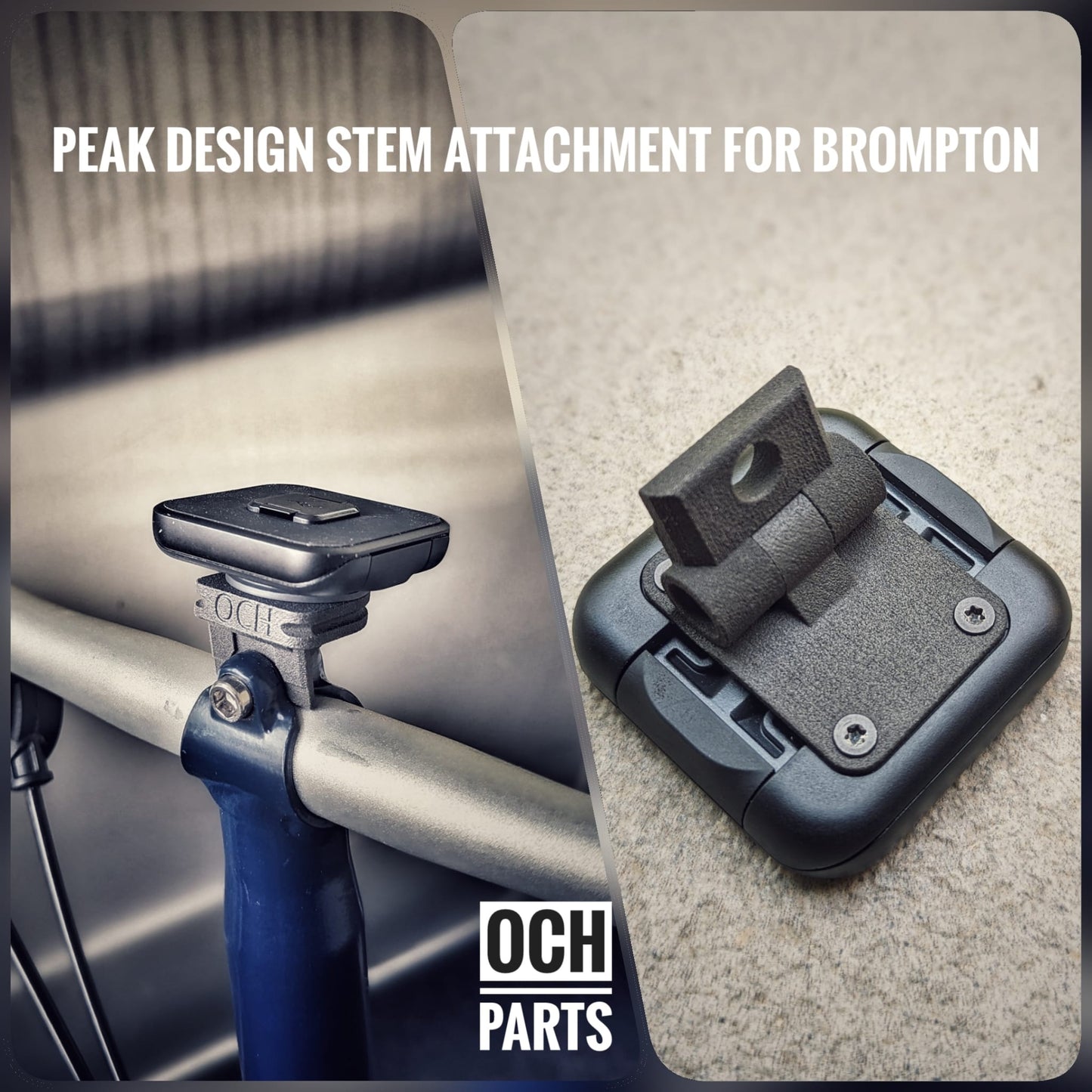 Brompton Stem adapter for Peak Design Phone Mount