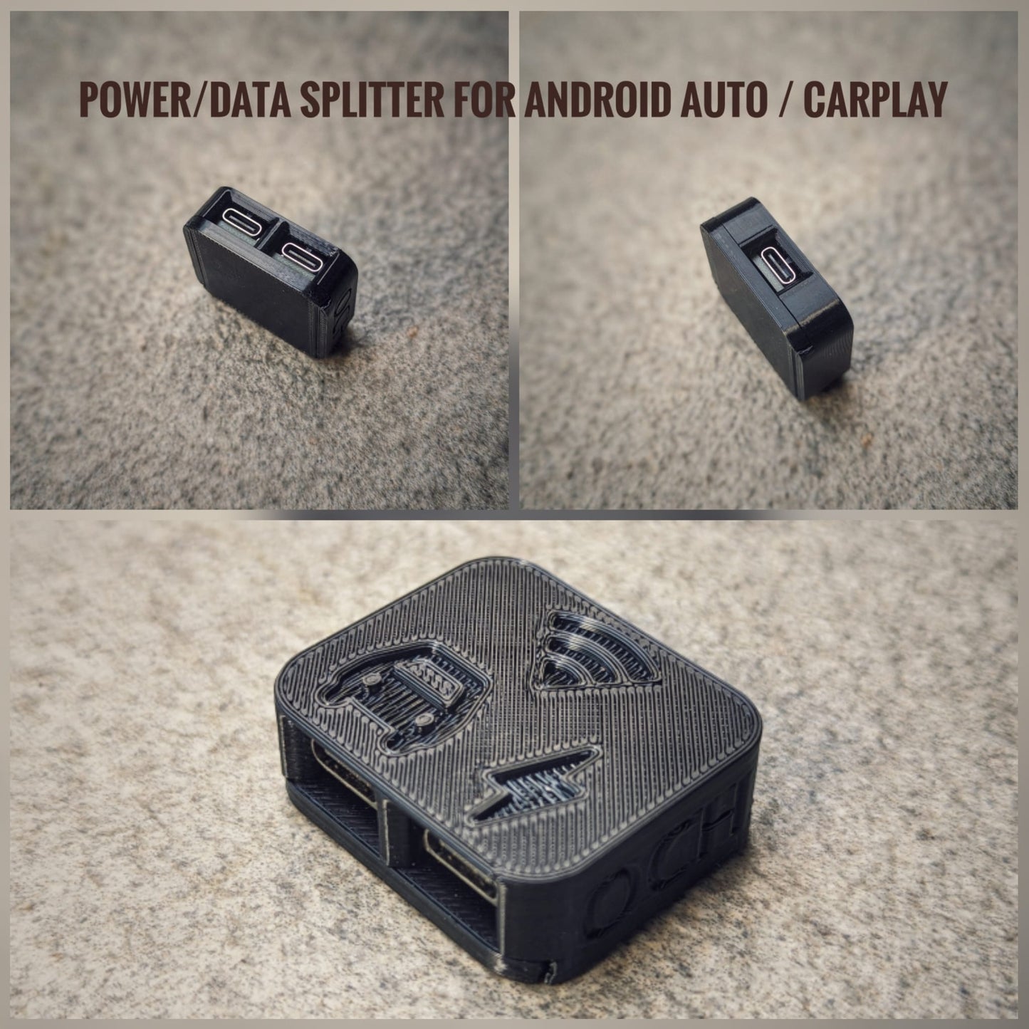 USB Power Data Splitter for Android Auto / CarPlay