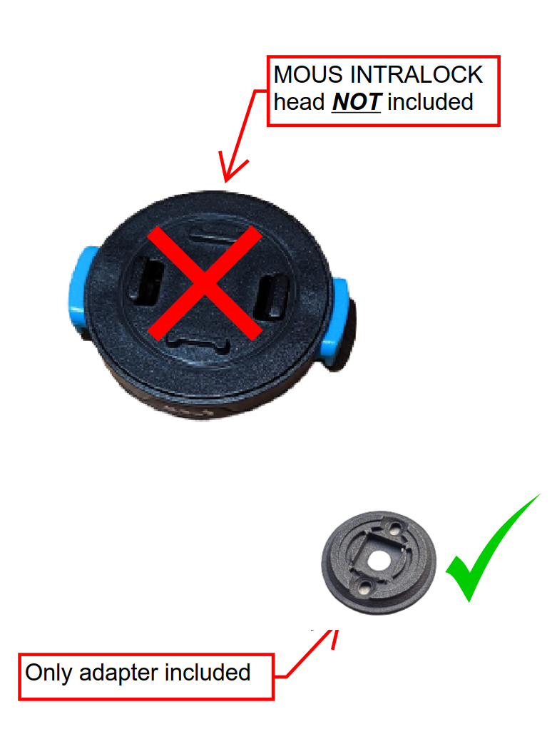 Brompton Quad Lock to Mous Intralock Insert