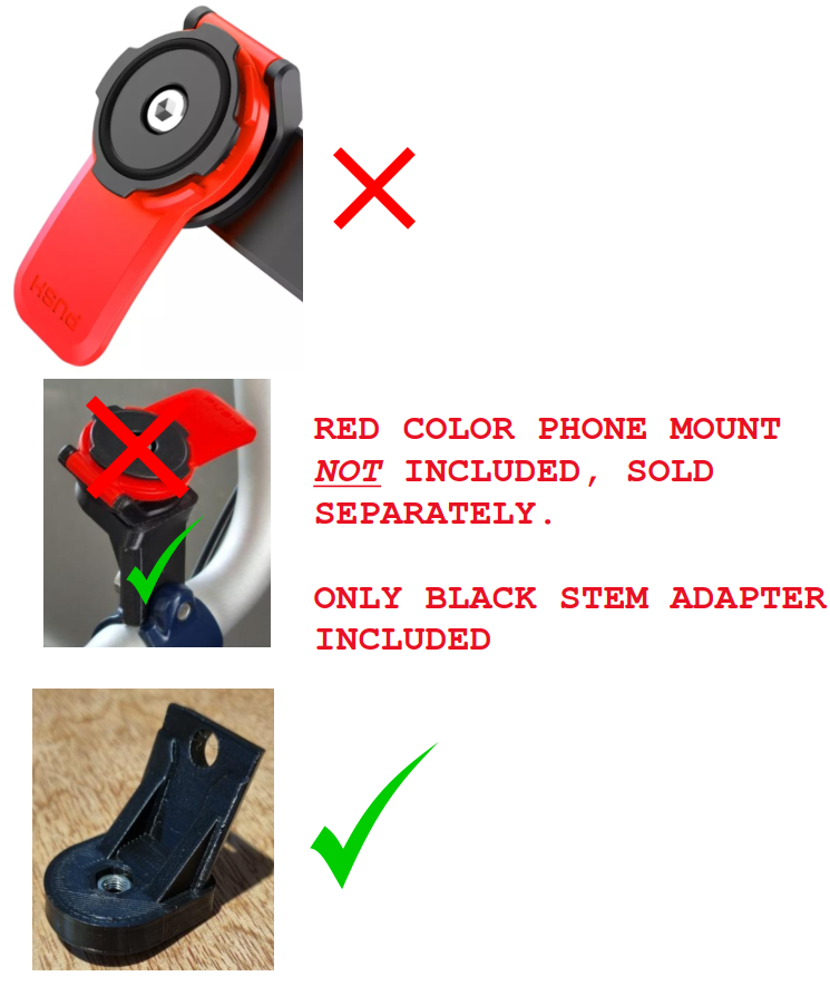 Brompton Stem Adapter for Quadlock