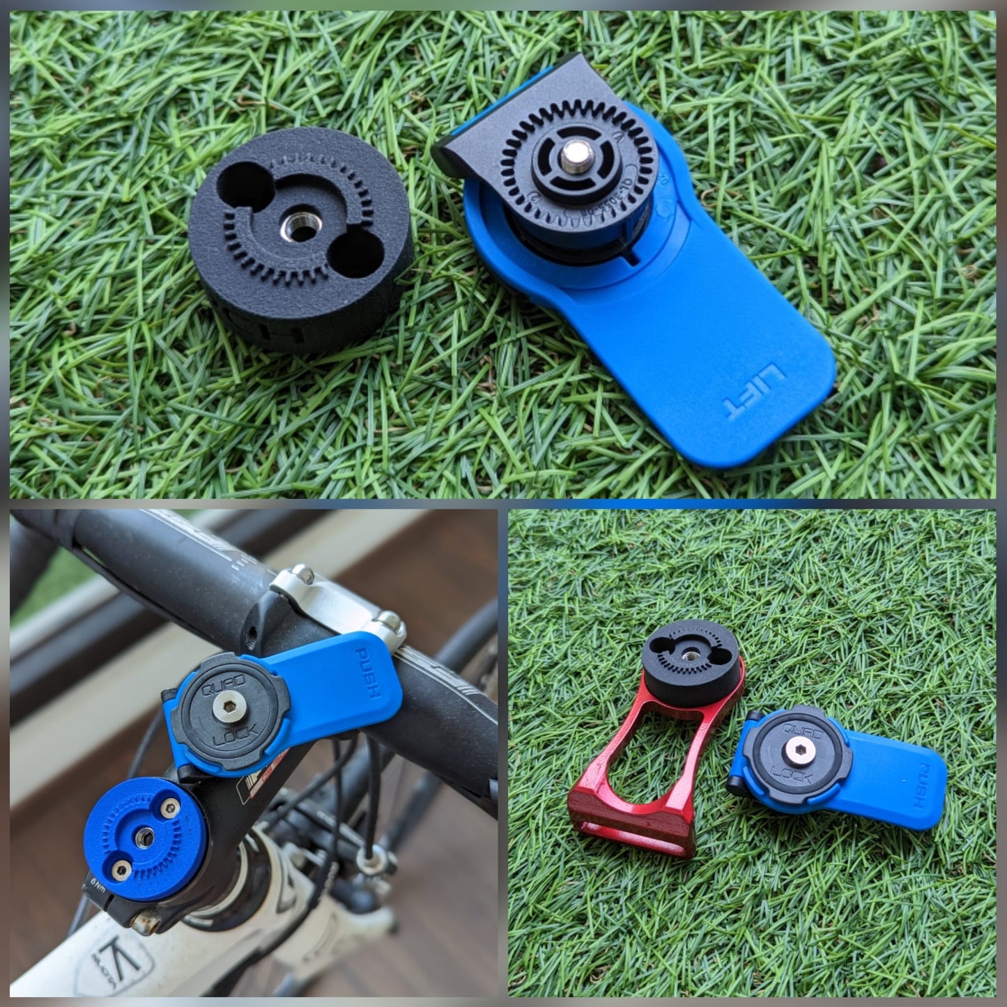 Quad Lock Insert Adapter for Garmin / Wahoo / Bryton / XOSS Mounts