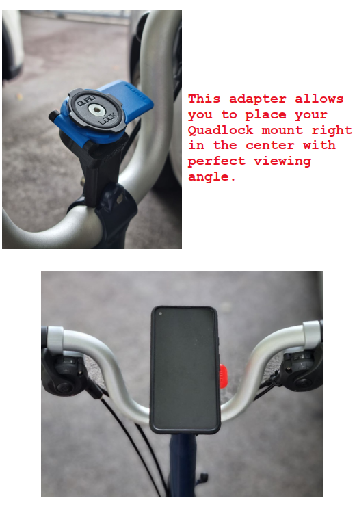 Brompton Stem Adapter for Quadlock