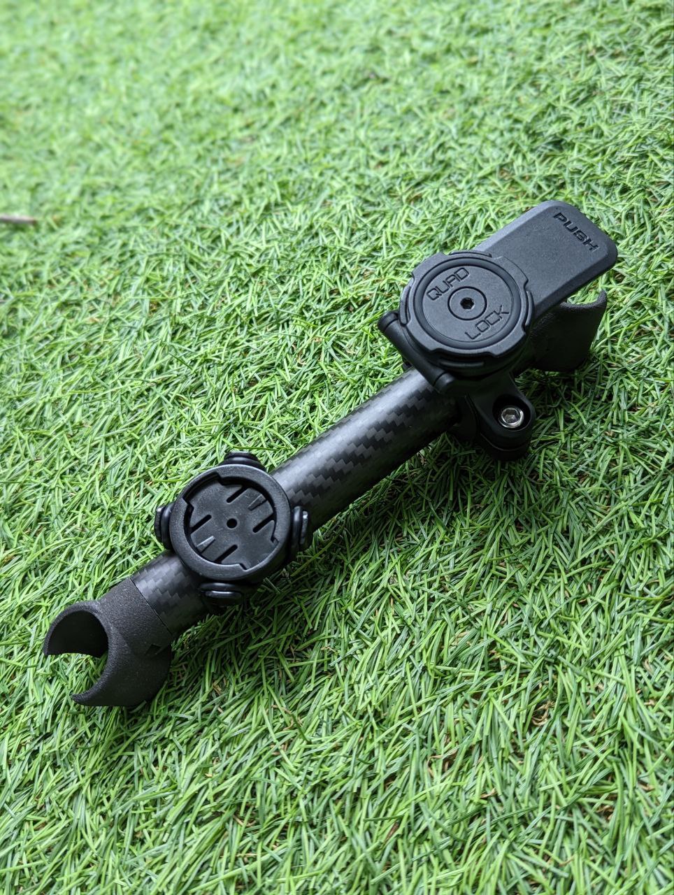 Bar Clamp for Quadlock / Peak Design / Mous Intralock / SP Connect / SPC+ / Fidlock / Bike Computers / GoPro heads