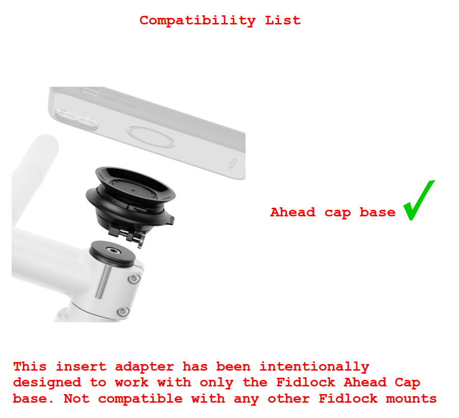 compatibility lost guide for adjustable stem adapter