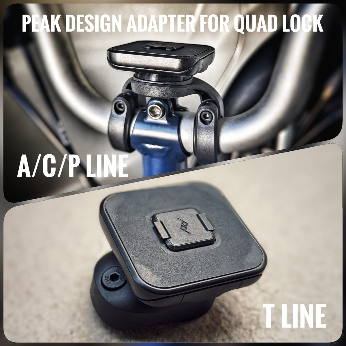 Brompton Quad Lock to Peak Design Insert | OCH Parts