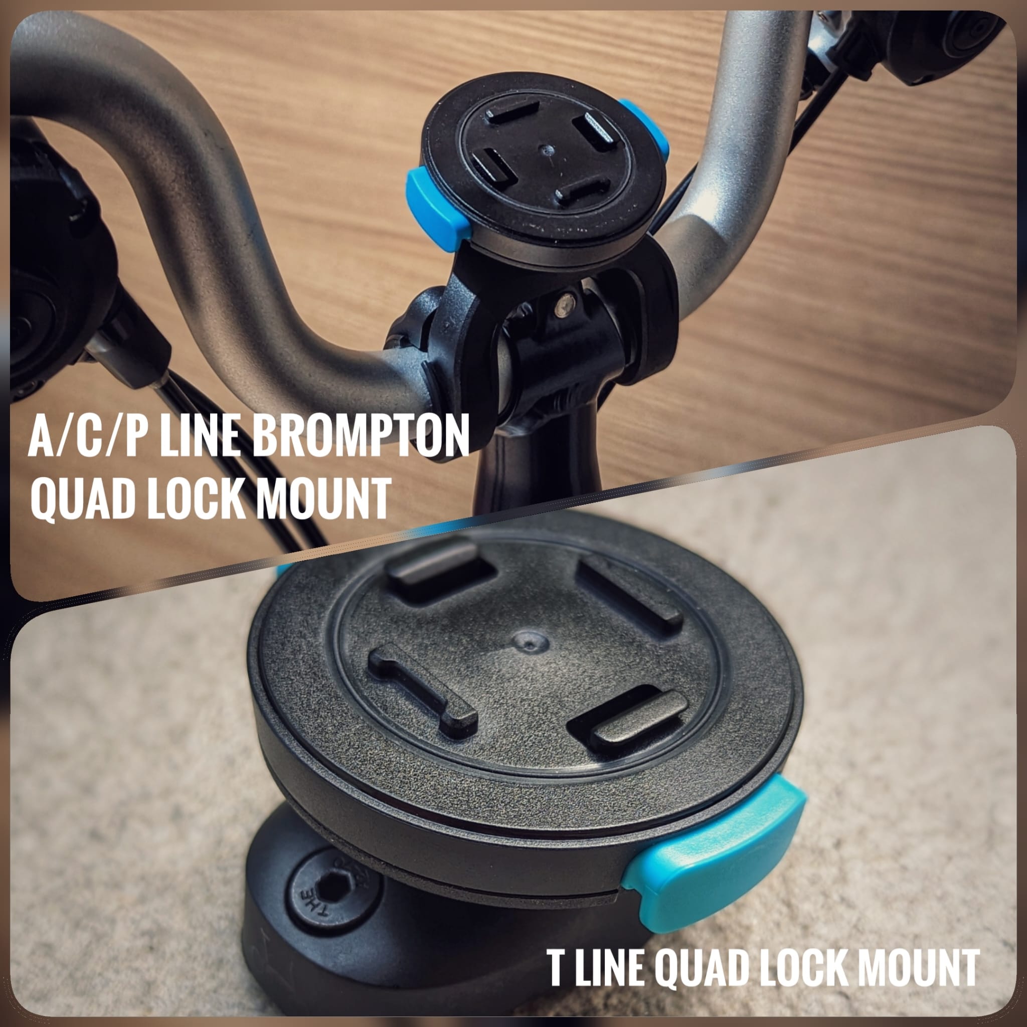 Brompton Quad Lock to Mous Intralock Insert