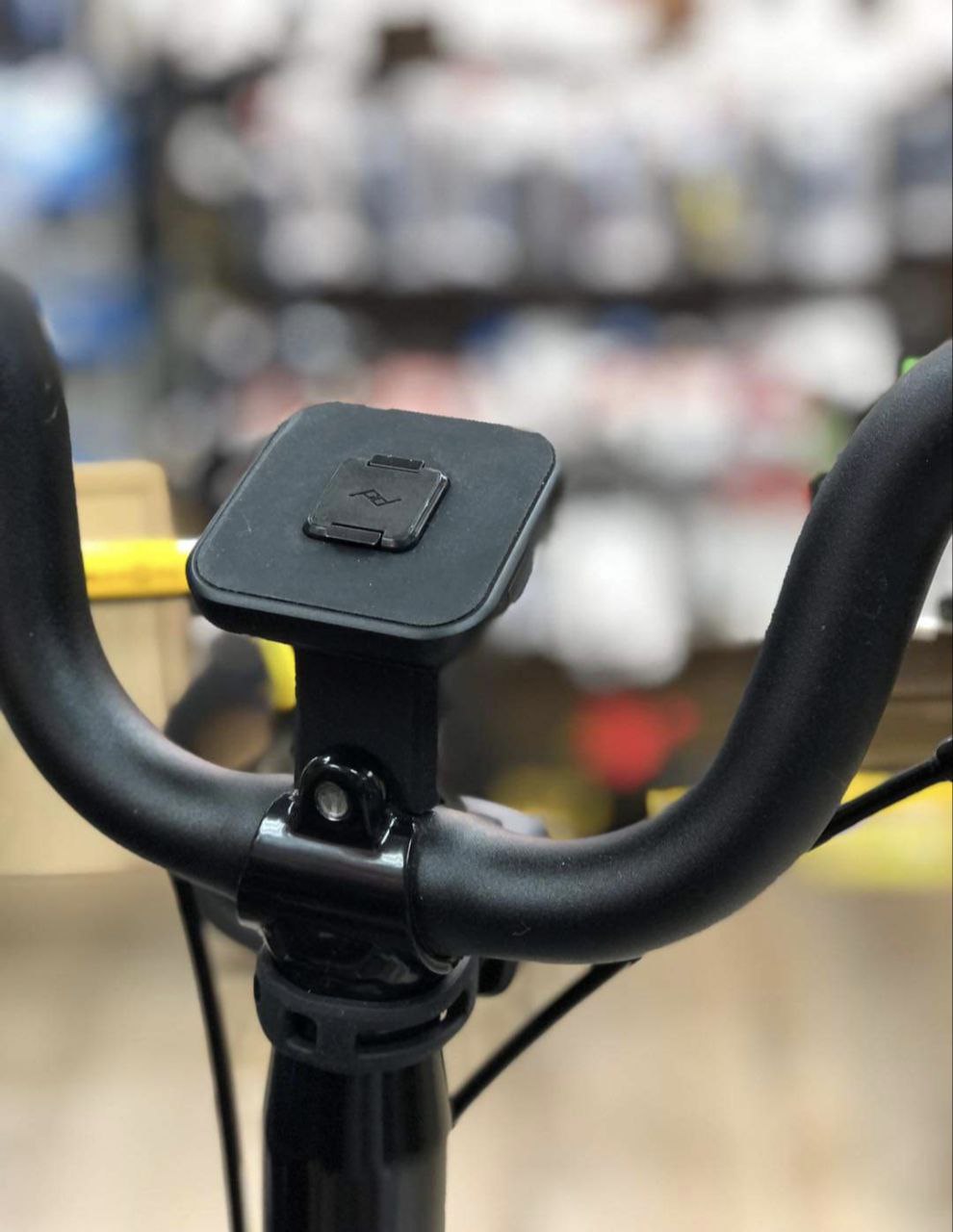 Bicycle stem 2024 phone mount